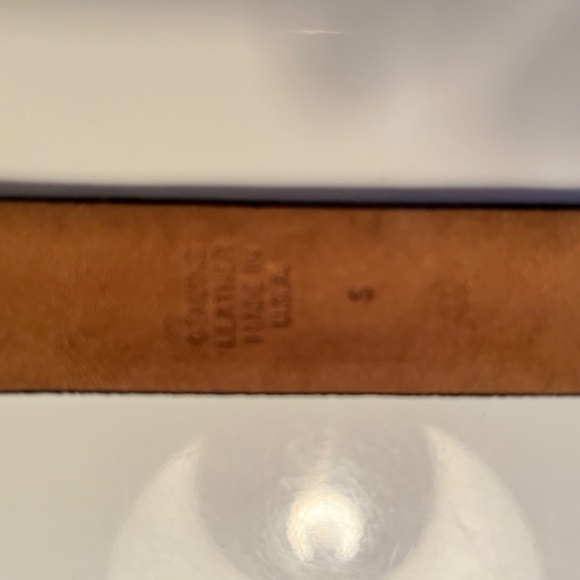 Saks black leather belt main image 6